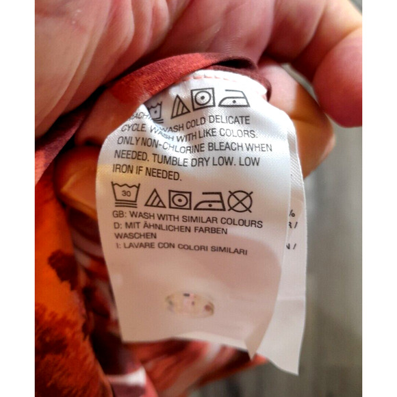 Zuda Womens Full Zip Flight Jacket Elastic Cuffs Long Sleeve Peach Size Small - Picture 9 of 15